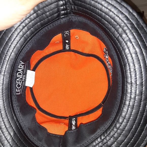 Orange and Black Bucket Hat